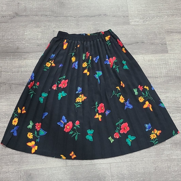 Vintage Midi Pleated Skirt - Picture 1 of 5